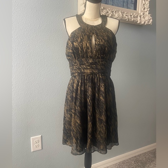 Nine West Dresses & Skirts - Black and Gold Size 12 Women’s party Dress
